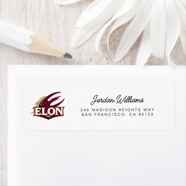 Elon Phoenix Logo Return Address Label (Insitu)