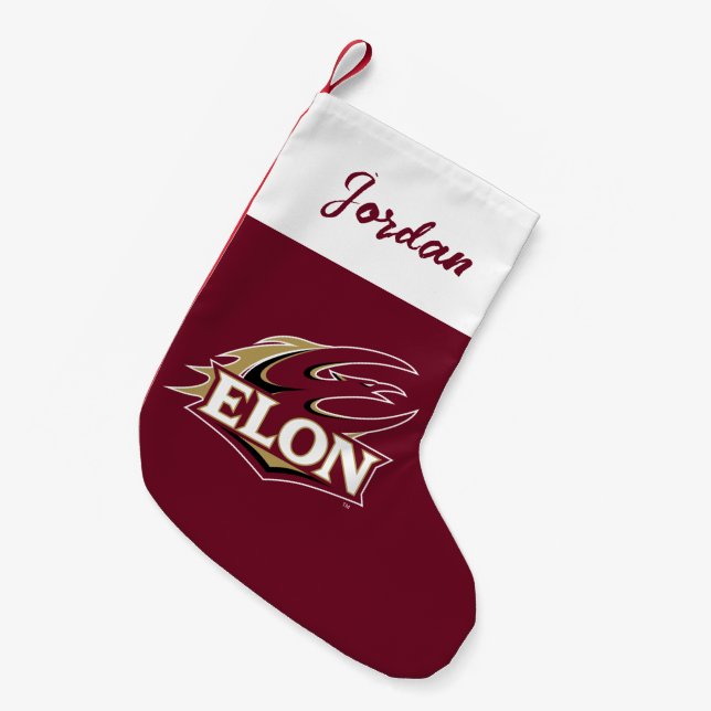 Elon Phoenix Logo Small Christmas Stocking (Front (Hanging))