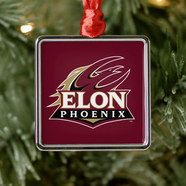 Elon Phoenix Metal Ornament (Tree)