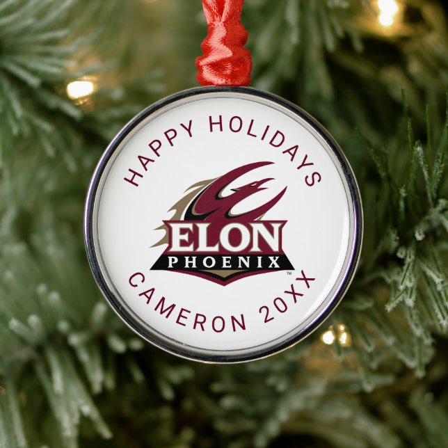 Elon Phoenix Metal Ornament (Tree)
