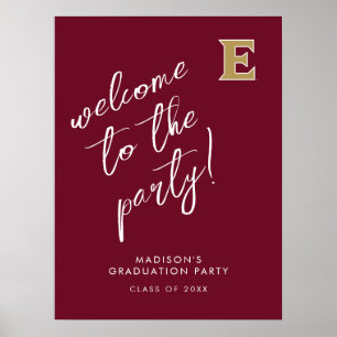 Elon University E   Class of 2OXX Poster