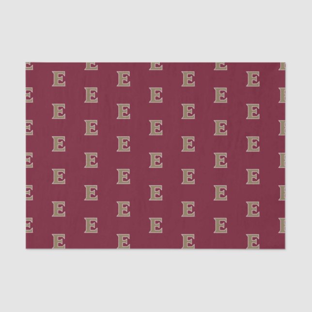Elon University E | Class of 2OXX Tissue Paper (Front)