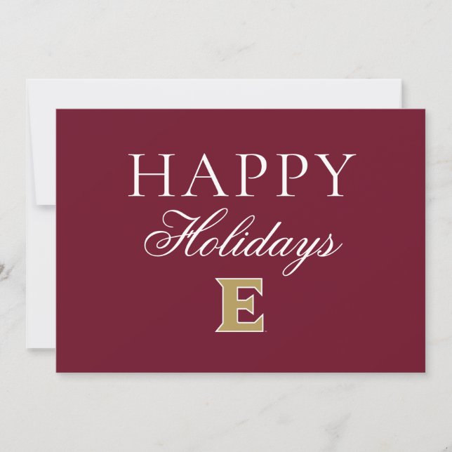 Elon University E Holiday Card (Front)