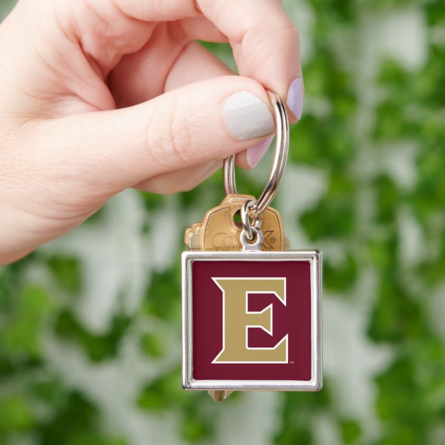 Elon University E Key Ring (Hand)
