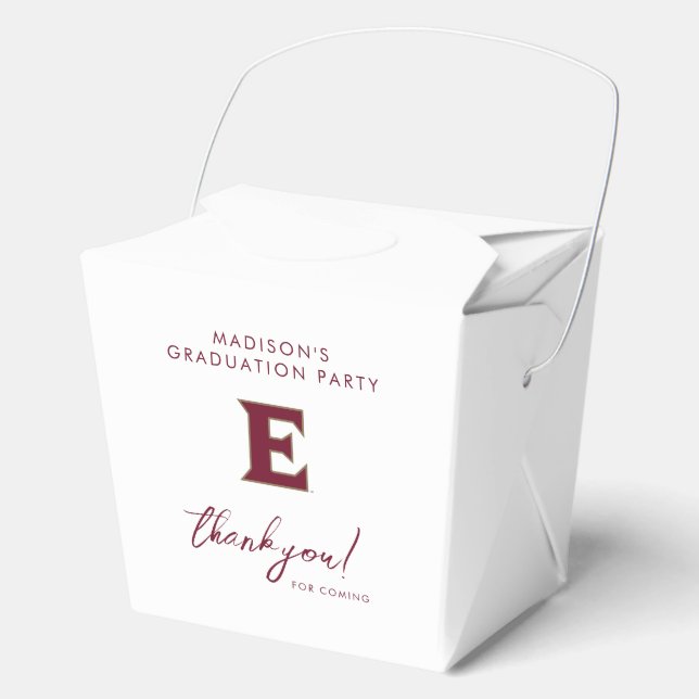 Elon University Graduation Favour Box (Front)