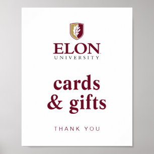 Elon University Graduation Poster