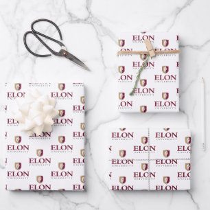 Elon University Graduation Wrapping Paper Sheet