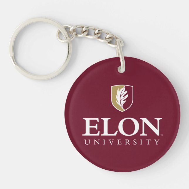 Elon University Key Ring (Front)