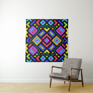 Elongated Abstract Tapestry