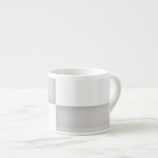 Elongated Silver Square  Espresso Cup