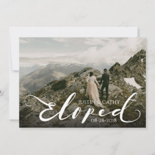 Eloped Wedding Marriage Post-Announcement Party