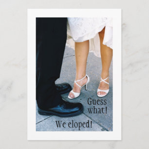 Elopement Announcement