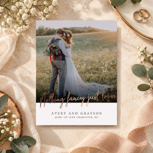 Elopement Announcement Card