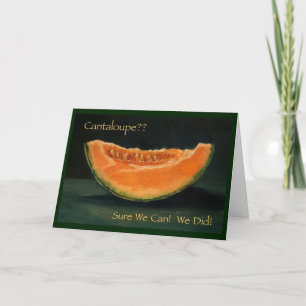 ELOPEMENT ANNOUNCEMENT: FUNNY: CANTELOUPE INVITATION