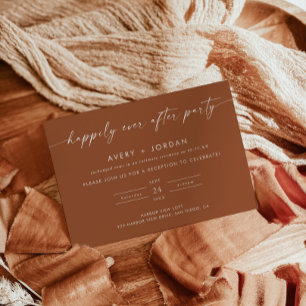 Elopement Announcement Happily Ever After Party
