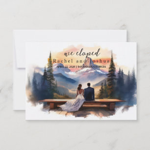 Elopement Announcement Scrip Announcement