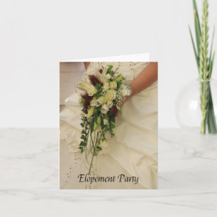 Elopement Party Announcement