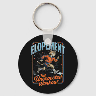 Elopement the Unexpected Workout Autism Key Ring