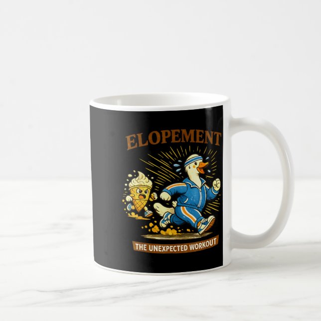 Elopement The Unexpected Workout Funny Autism Coffee Mug (Right)
