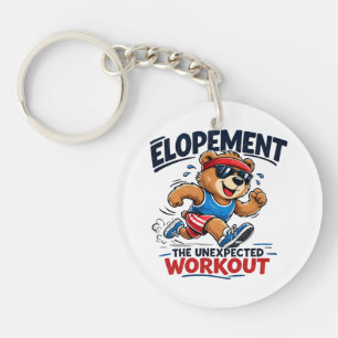Elopement The Unexpected Workout Key Ring