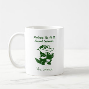 Eloquent Expression Master Wordsmith Design Coffee Mug