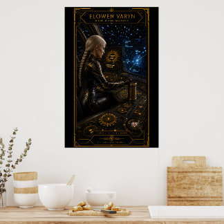 Elowen Varyn Hyperspace Navigation Illustration Poster