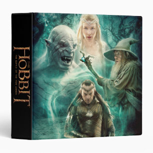 ELROND™, Azog, Galadriel, & Gandalf Graphic 3 Ring Binder