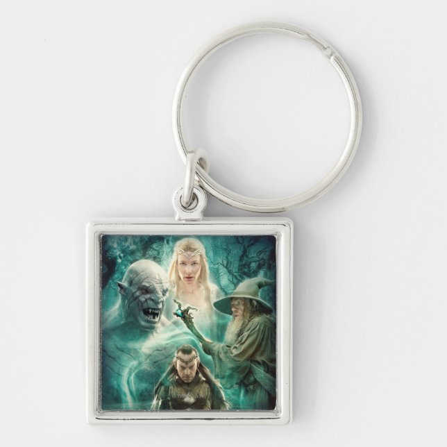 ELROND™, Azog, Galadriel, & Gandalf Graphic Key Ring (Front)