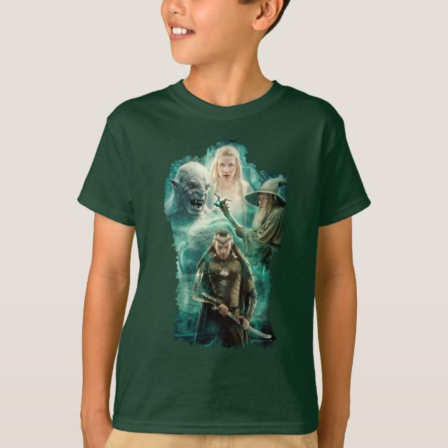 ELROND™, Azog, Galadriel, & Gandalf Graphic T-Shirt (Front)