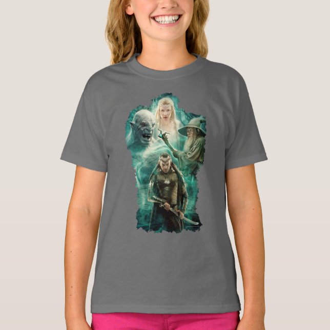 ELROND™, Azog, Galadriel, & Gandalf Graphic T-Shirt (Front)