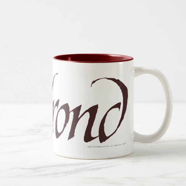 ELROND™ Name Solid Two-Tone Coffee Mug (Right)