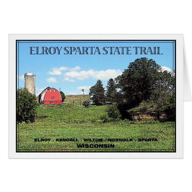 Elroy Sparta State Trail - Customised (Front Horizontal)