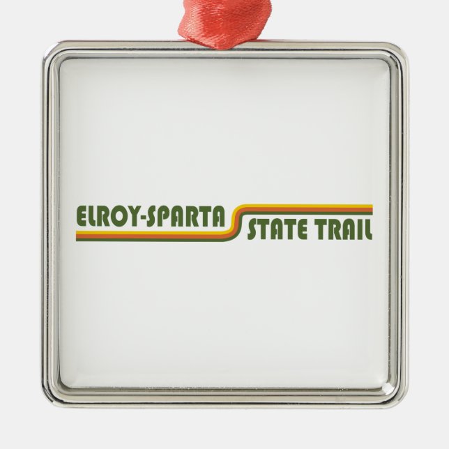 Elroy-Sparta State Trail Metal Ornament (Front)