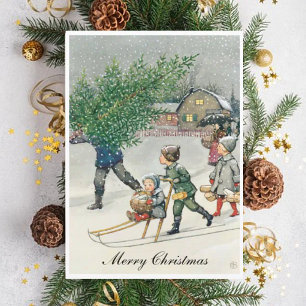 Elsa Beskow Christmas Card