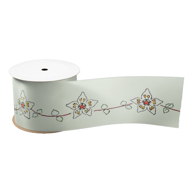 Elsa Beskow Flower Vine  Satin Ribbon (Spool)
