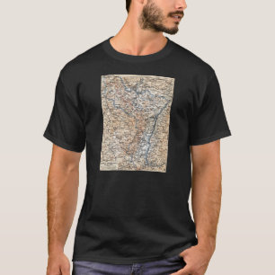 Elsass Lothringen Map T-Shirt