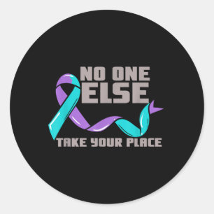 Else Can Take Place Prevention Awareness Artwork Classic Round Sticker