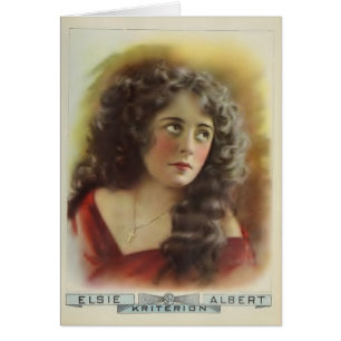 Elsie Albert 1915 silent movie exhibitor ad