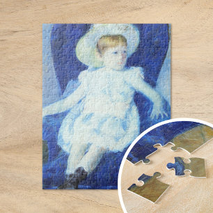 Elsie in a Blue Chair Mary Cassatt Jigsaw Puzzle