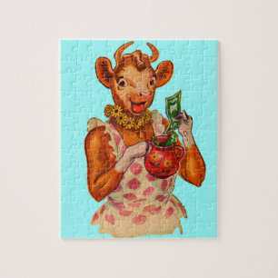 Elsie the Cow, money manager Jigsaw Puzzle