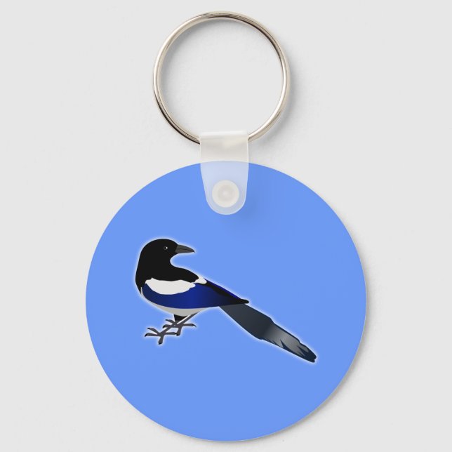 Elster Magpie Key Ring (Front)