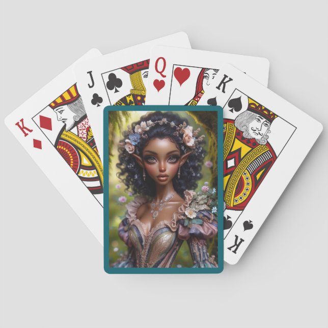 Elven playing card style 1 (Back)