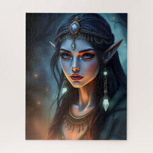 Elven Princess Jigsaw Puzzle -Mystical Fantasy Art