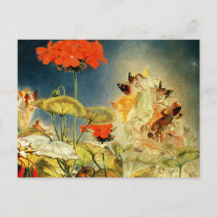 "Elves and Fairies, A Midsummer Night’s Dream" Postcard