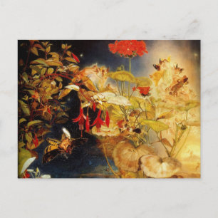 Elves and Fairies, A Midsummer Night’s Dream Postcard