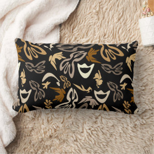 Elves, Butterflies and Masks 2 Lumbar Cushion