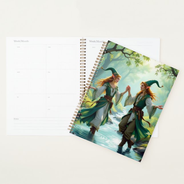 Elves Dancing Calendar Planner (Display)