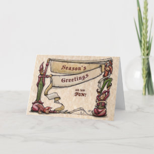 Elves - Season's Greetings Holiday Card