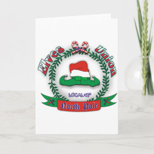 Elves Union Christmas Holiday Card