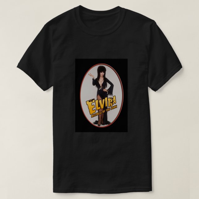 Elvira Portrait Poster T-Shirt (Design Front)